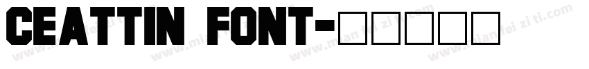 ceattin font字体转换